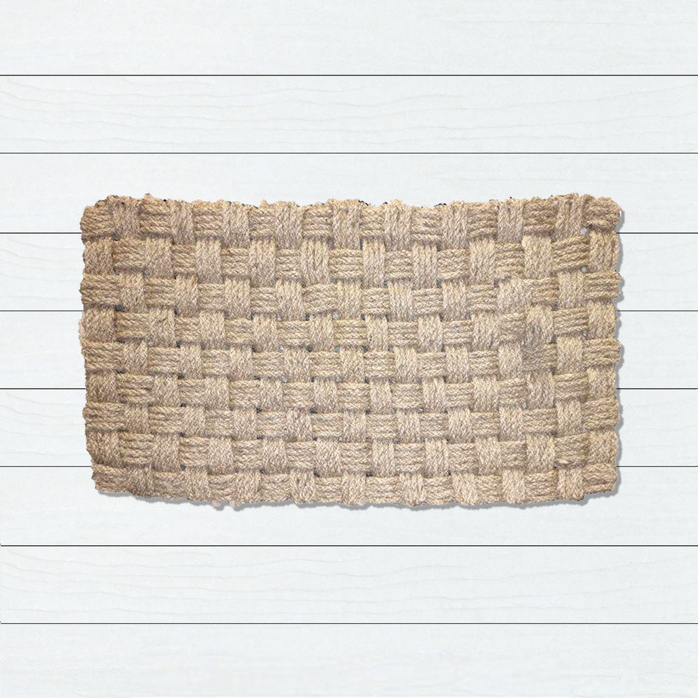 Basket Weave Coir Rope Doormat, 60x120cm - Doormats