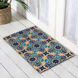 Mosaic PVC Backed Coir Doormat, 45x75cm - Doormats