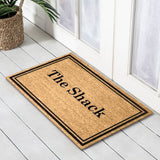 The Shack PVC Back Coir Doormat, 45x75cm - Doormats