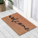 Welcome Latex Coir Doormat, 40x55cm - Doormats