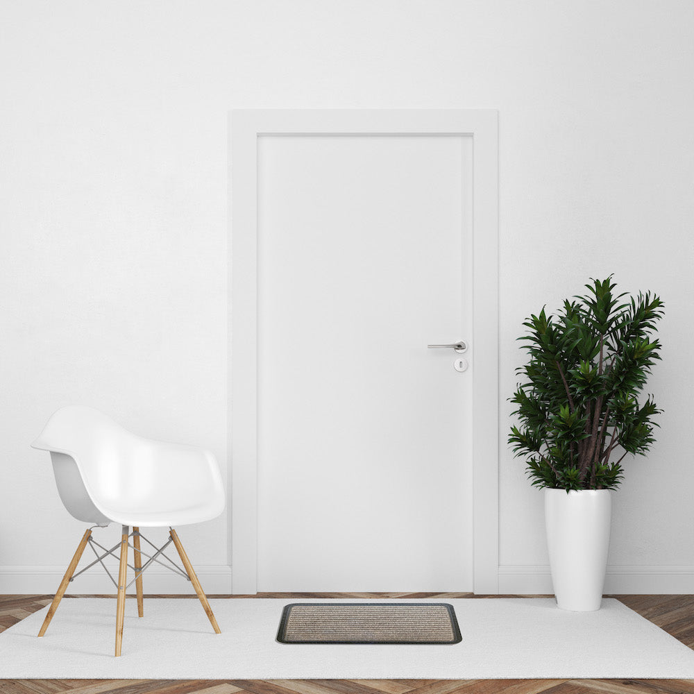 Brown Stripes Polyprop Doormat, 40x70cm, Doormats, Ozark Home