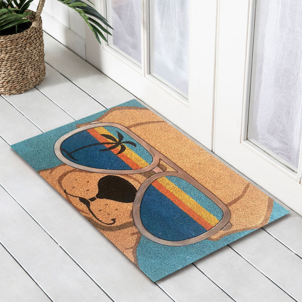 PVC Backed Coir with PVC Inlay