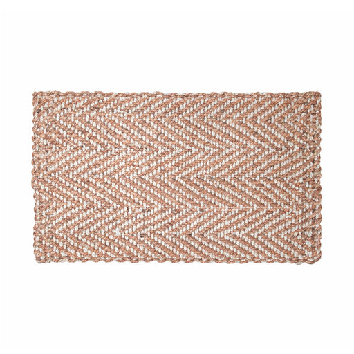 Zig Zag 2 Tone Jute Doormat, 50x80cm - Doormats.com.au