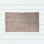 Zig Zag 2 Tone Jute Doormat, 45x75cm - Doormats