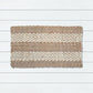 Stripes 2 Tone Jute Doormat, 60x90cm - Doormats