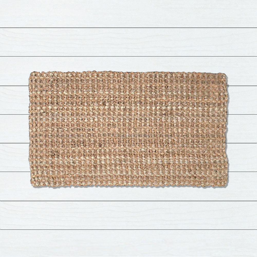 Dark Bubble Jute & Coir Doormat, 50x80cm - Doormats