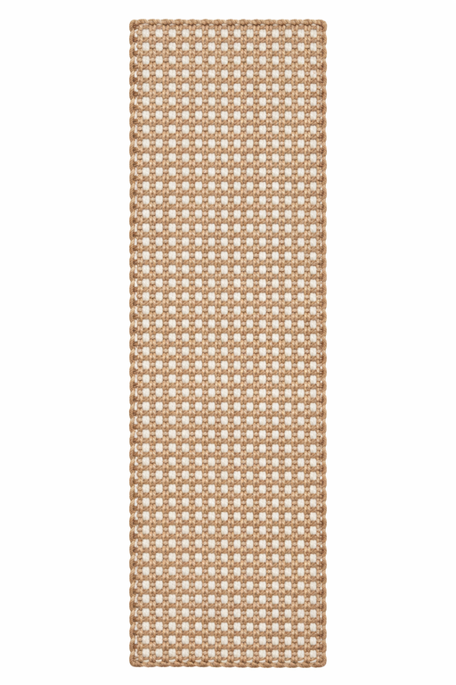 2 Tone Large Bubble Jute Doormat, 80x300cm - Doormats.com.au