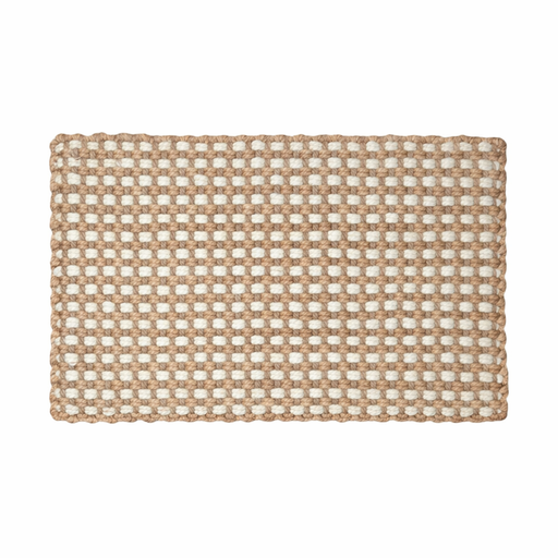 2 Tone Large Bubble Jute Doormat, 50x80cm - Doormats.com.au
