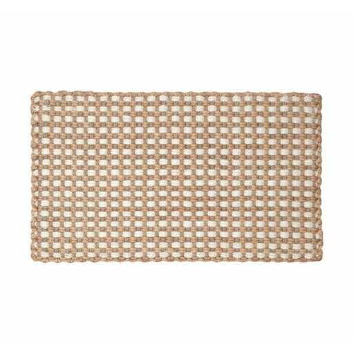 2 Tone Large Bubble Jute Doormat - Doormats