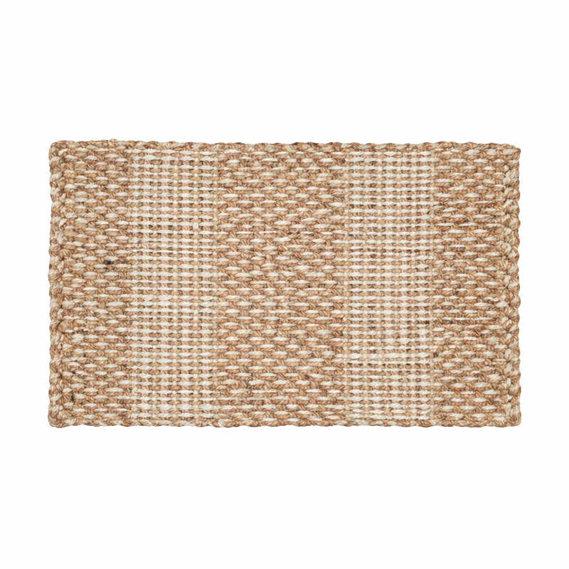 Stripes & Knots Jute Doormat, 50x80cm - Doormats.com.au
