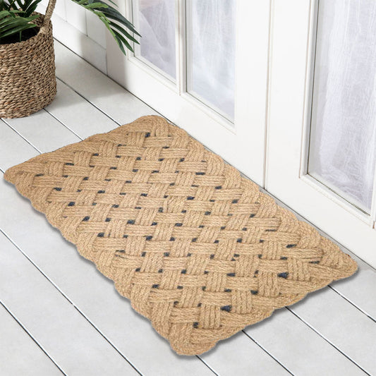 Criss Cross Coir Rope Doormat, 60x120cm - Doormats