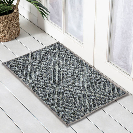 Diamond Latex Sisal 2T Dk Doormat, 50x80cm - Doormats