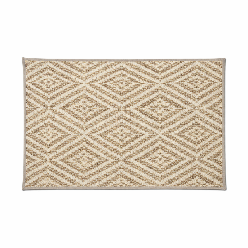 Diamond Latex Sisal 2T Nat Doormat, 60x90cm - Doormats.com.au