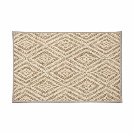 Diamond Latex Sisal 2T Nat Doormat, 60x90cm - Doormats.com.au