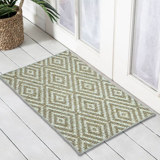 Diamond Latex Sisal 2T Nat Doormat, 60x90cm - Doormats