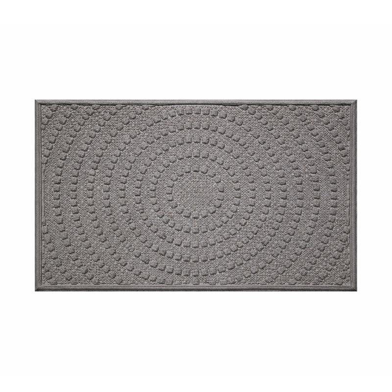 Marine Carpet Grey Circles Doormat 45x75cm - Doormats