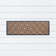 Diamond Rubber, Coir & Yarn Doormat, 40x120cm - Doormats