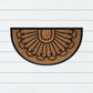 Embossed Arrow Rubber & Coir Doormat, 45x75cm - Doormats