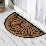 Embossed Arrow Rubber & Coir Doormat, 45x75cm - Doormats