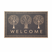 Tree Welcome Copper Rubber Doormat, 45x75cm - Doormats.com.au