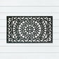 Rubber Star Circle Doormat 60x90cm, Door Mats, Ozark Home 