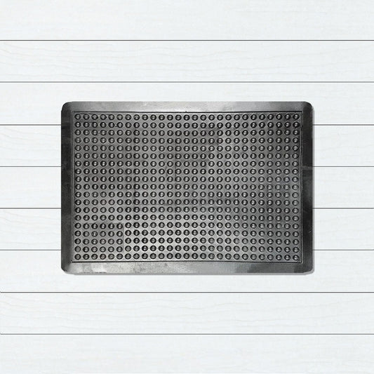 Rubber Bubble Anti Fatigue Mat, 60x80cm - Doormats