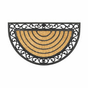 Half Moon Large Rubber & Coir Doormat, 75x120cm - Doormats