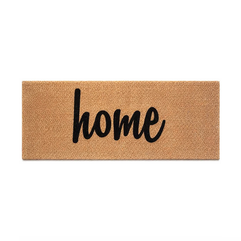 Black Home Premium Coir Doormat, 39x119cm - Doormats