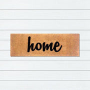 Black Home Premium Coir Doormat, 39x119cm - Doormats