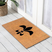 Fleur de Lis Premium Coir Doormat, 50x80cm - Doormats