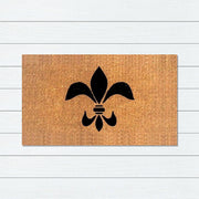 Fleur de Lis Premium Coir Doormat, 50x80cm - Doormats