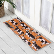 Dairy Cows Premium Coir Doormat, 39x119cm - Doormats