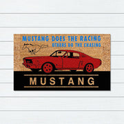 Mustang Latex Backed Coir Doormat, 45x75cm - Doormats