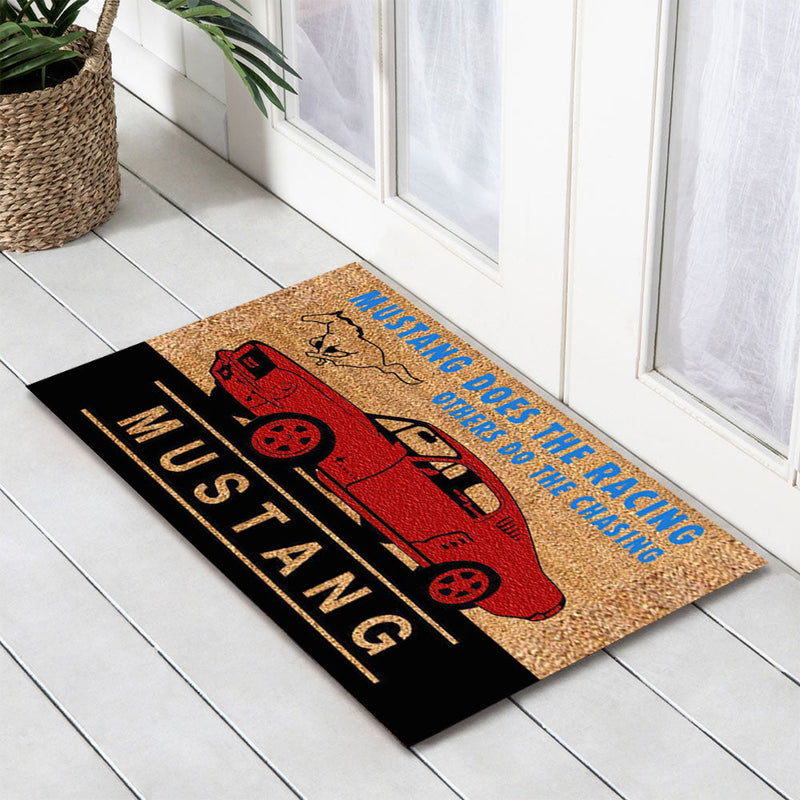 Mustang Latex Backed Coir Doormat, 45x75cm - Doormats