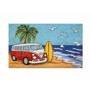 Convey Van Red PVC Backed Doormat, 45x75cm - Doormats.com.au