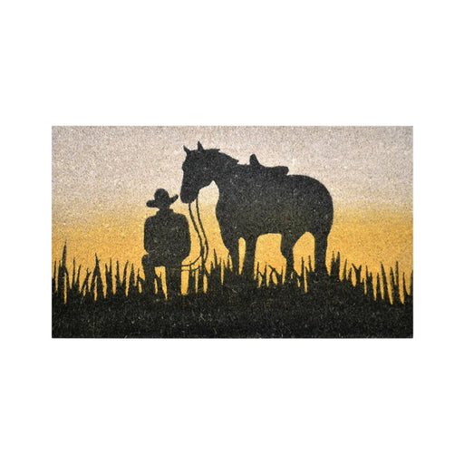Horse Rest PVC Backed Doormat, 45x75cm - Doormats.com.au