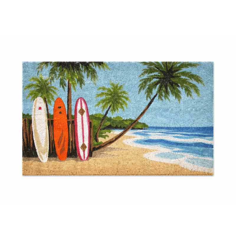 Surf Boards PVC Backed Doormat, 45x75cm - Doormats.com.au