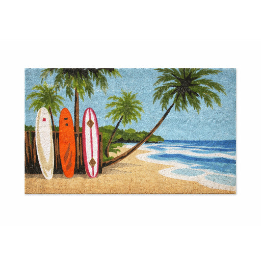 Surf Boards PVC Backed Doormat, 45x75cm - Doormats.com.au