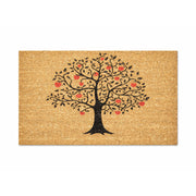 Tree of Life Colour PVC Backed Coir Doormat, 45x75cm - Doormats.com.au