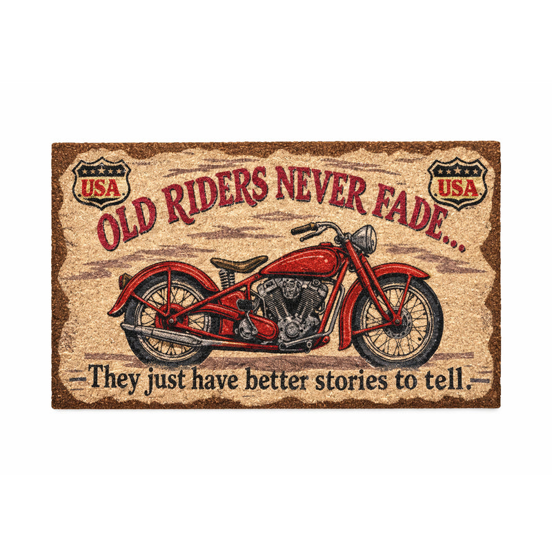 Old Indians Never Die, PVC Backed Doormat, 45x75cm - Doormats.com.au