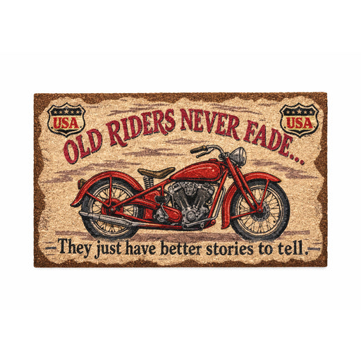 Old Indians Never Die, PVC Backed Doormat, 45x75cm - Doormats.com.au