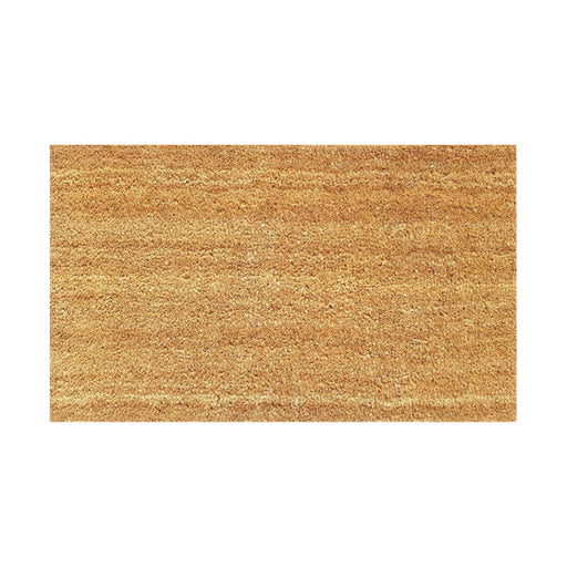 Plain Natural Coir Doormat, 50x80cm - Doormats