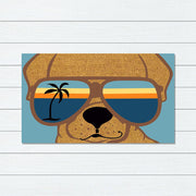Sunnies PVC Backed Coir Doormat, 45x75cm - Doormats