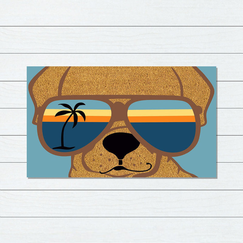 Sunnies PVC Backed Coir Doormat, 45x75cm - Doormats