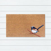 Blue Wren PVC Backed Coir Doomat, 45x75cm - Doormats