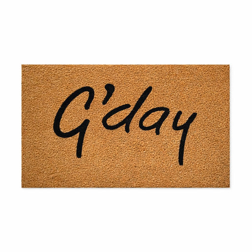 G'day PVC Backed Coir Doormat, 45x75cm - Doormats