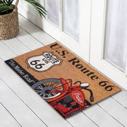 Route 66 Latex-Coir Doormat, 45x75cm - Doormats