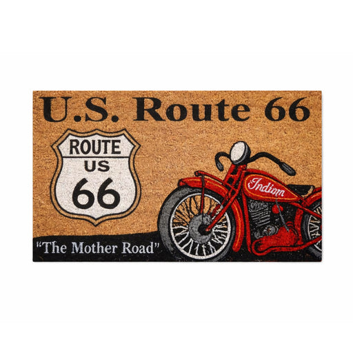 Route 66 Latex-Coir Doormat, 45x75cm - Doormats.com.au