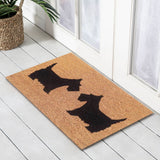 Scotty Dogs Latex-Coir Doormat, 45x75cm - Doormats