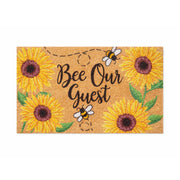 Be Our Guest PVC Backed Coir Doormat, 45x75cm - Doormats.com.au